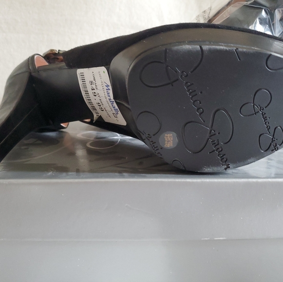 Jessica Simpson Black Stilleto Size 9.5M JP-Mezzo - Picture 5 of 7